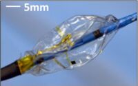 The catheter based on printed stretchable electronics
